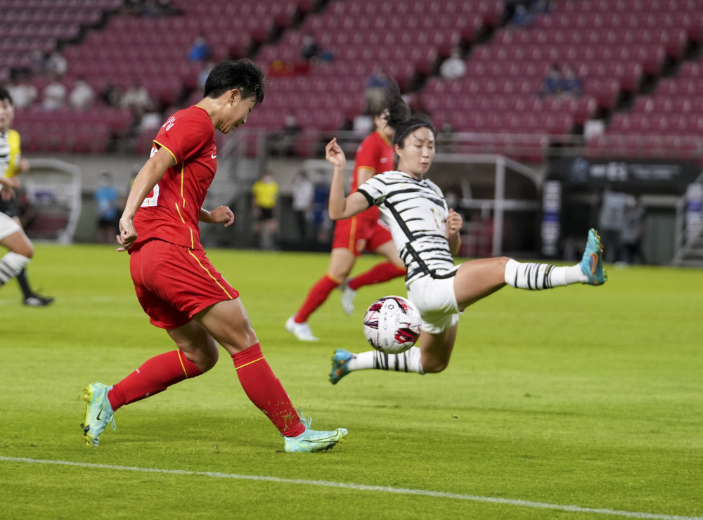 东亚杯-中国女足4-2中国台北两球领先被追平邵子钦双响的简单介绍